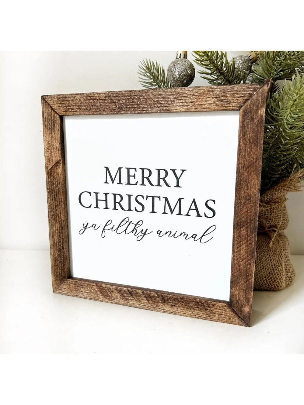 ($20) Home Alone Holiday Sign